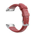 For Garmin Fenix 6X / Fenix 7X Quick Release Oil wax Calfskin Leather Watch Band(Red)