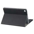 Square Cap Bluetooth Keyboard Leather Case with Pen Slot for Samsung Galaxy Tab S6 Lite(Black)