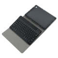 Square Cap Bluetooth Keyboard Leather Case with Pen Slot for Samsung Galaxy Tab S6 Lite(Black)