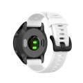 For Garmin Forerunner 945 Silicone Watch Band(White)