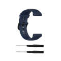 For Garmin Forerunner 945 Silicone Watch Band(Midnight Blue)