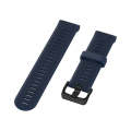 For Garmin Forerunner 945 Silicone Watch Band(Midnight Blue)
