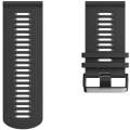For Garmin Forerunner 245 Two-tone Silicone Watch Band(Black + Grey)