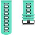 For Garmin Forerunner 245 Two-tone Silicone Watch Band(Duck + Blue)