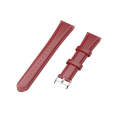For Garmin Forerunner 245 Oil Wax Calfskin Leather Watch Band(Red)