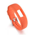 For Garmin Vivofit 4 Gloss & Color Integrated Silicone Watch Band(Orange)