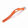 For Garmin Vivofit 4 Gloss & Color Integrated Silicone Watch Band(Orange)