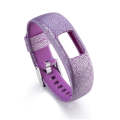 For Garmin Vivofit 4 Gloss & Color Integrated Silicone Watch Band(Purple Clouds)