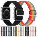 Nylon Watch Band For Apple Watch Series 9&8&7 41mm / SE 3&SE 2&6&SE&5&4 40mm / 3&2&1 38mm(Seashell)