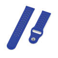 For Galaxy SM R800 46mm Silicone Breathable Watch Band(Sapphire)