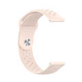 For Galaxy SM R800 46mm Silicone Breathable Watch Band(Light Pink)
