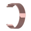 For Galaxy SM R800 46mm Milanese Watch Band(Rose Pink)