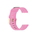 For Galaxy Watch 42mm Nylon Canvas Watch Band(Pink)