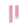 For Galaxy Watch 42mm Nylon Canvas Watch Band(Pink)