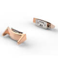 For Galaxy S2 & R720 Stainless Steel Watch Band With Metal Head(Rose Gold)