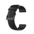 For Suunto 7 Lightning Silicone Watch Band(Black)