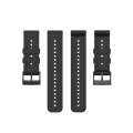 For Suunto 7 Lightning Silicone Watch Band(Black)