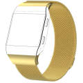 For FITBIT Ionic Milanese Watch Band, Large Size : 24X2.2cm(Golden)