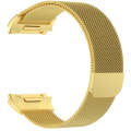 For FITBIT Ionic Milanese Watch Band, Large Size : 24X2.2cm(Golden)