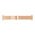 For FITBIT Ionic Stainless Steel Watch Band(Rose Gold)