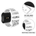 For FITBIT Versa Breathable Watch Band(White)