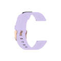 For FITBIT Versa Canvas Watch Band(Light Purple)