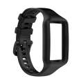 For Huawei Band 7 Integrated Silicone Watch Band(Black)