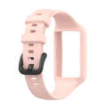 For Huawei Band 7 Integrated Silicone Watch Band(Light Pink)
