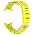 For Sunnto D4 / D4i Novo Diving Watch Silicone Watch Band with Extension Strap(Yellow)