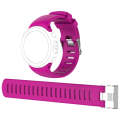 For Sunnto D4 / D4i Novo Diving Watch Silicone Watch Band with Extension Strap(Rose Red)