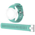 For Sunnto D4 / D4i Novo Diving Watch Silicone Watch Band with Extension Strap(Mint Green)