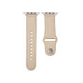Nail Silver Buckle Leather Watch Band For Apple Watch Ultra 49mm&Watch Ultra 2 49mm / Series 9&8&...