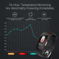 P3A 0.96 inch TFT Screen Smart Wristband, Support ECG Monitoring/Heart Rate Monitoring(Black Blac...