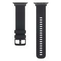 Plain Weave Silicone Watch Band For Apple Watch Series 9&8&7 41mm / SE 3&SE 2&6&SE&5&4 40mm / 3&2...