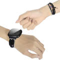 For Fitbit Versa 3 / Sense Eye Bead Chain Watch Band(Black)