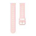For Huawei Watch GT 3 Pro 22mm Plum Blossom Hollowed Silicone Watch Band(Pink)