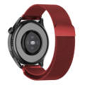 For Huawei Watch GT 3 Pro 46mm Milan Steel Watch Band(Dark Red)