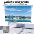 T03 1920x1080 150 ANSI Lumens Mini HD Digital Projector, Basic Version, EU Plug(Grey)