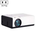 T01 800x480 2200 Lumens Mini LCD Digital Projector, Android Version, US Plug(White Black)