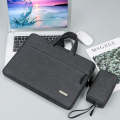 Handbag Laptop Bag Inner Bag with Power Bag, Size:16.1 inch(Dark Grey)