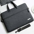 Handbag Laptop Bag Inner Bag with Shoulder Strap, Size:14 inch(Dark Grey)