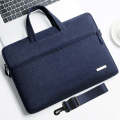 Handbag Laptop Bag Inner Bag with Shoulder Strap, Size:15.6 inch(Dark Blue)