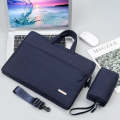 Handbag Laptop Bag Inner Bag with Shoulder Strap/Power Bag, Size:16.1 inch(Dark Blue)