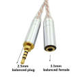 ZS0156 Balanced Inter-conversion Audio Cable(2.5 Balanced Male to 3.5 Balanced Female)