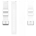For Amazfit Bip 3 20mm Steps Style Silicone Watch Band(White)