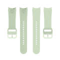 For Samsung Galaxy Watch 5 40mm Official Silicone Watch Band, Size:L(Light Green)