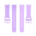 For Samsung Galaxy Watch 5 Pro 45mm Official Silicone Watch Band, Size:L(Purple)
