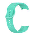 For Samsung Galaxy Watch 5 40mm Official Silicone Watch Band, Size:S(Teal)