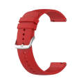 For Samsung Galaxy Watch 5 40mm 20mm Round Tail Silicone Watch Band(Red)
