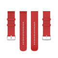 For Samsung Galaxy Watch 5 40mm 20mm Round Tail Silicone Watch Band(Red)